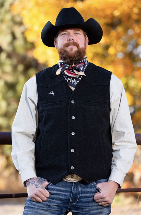 Wyoming traders - Wyoming Wool Vest $81.95 – $83.95. Buffalo Leather Vest. Rated 5.00 out of 5 based on 1 customer rating. ( 1 customer review) $ 139.95. The Mens Buffalo Leather Vest is made from 100% Premium full grain nubuck cowhide leather for a velvet like feel. This popular leather vest is similar to the one John Wayne wore in his movies.